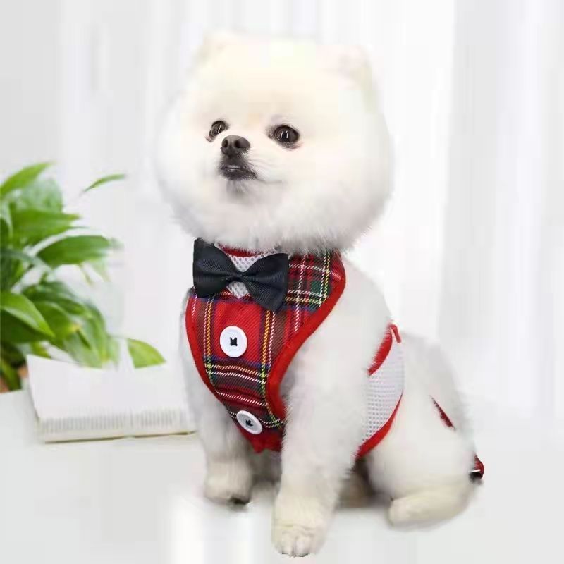 犬用ロープハーネスベスト 小型・中型犬用チェストストラップ