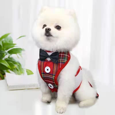 犬用ロープハーネスベスト 小型・中型犬用チェストストラップ