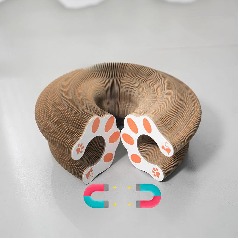 猫用アコーディオンキャットトイ キティカールズキャットトイボール スクラッチパッド マジックオルガン猫の爪とぎボード 猫の爪とぎ