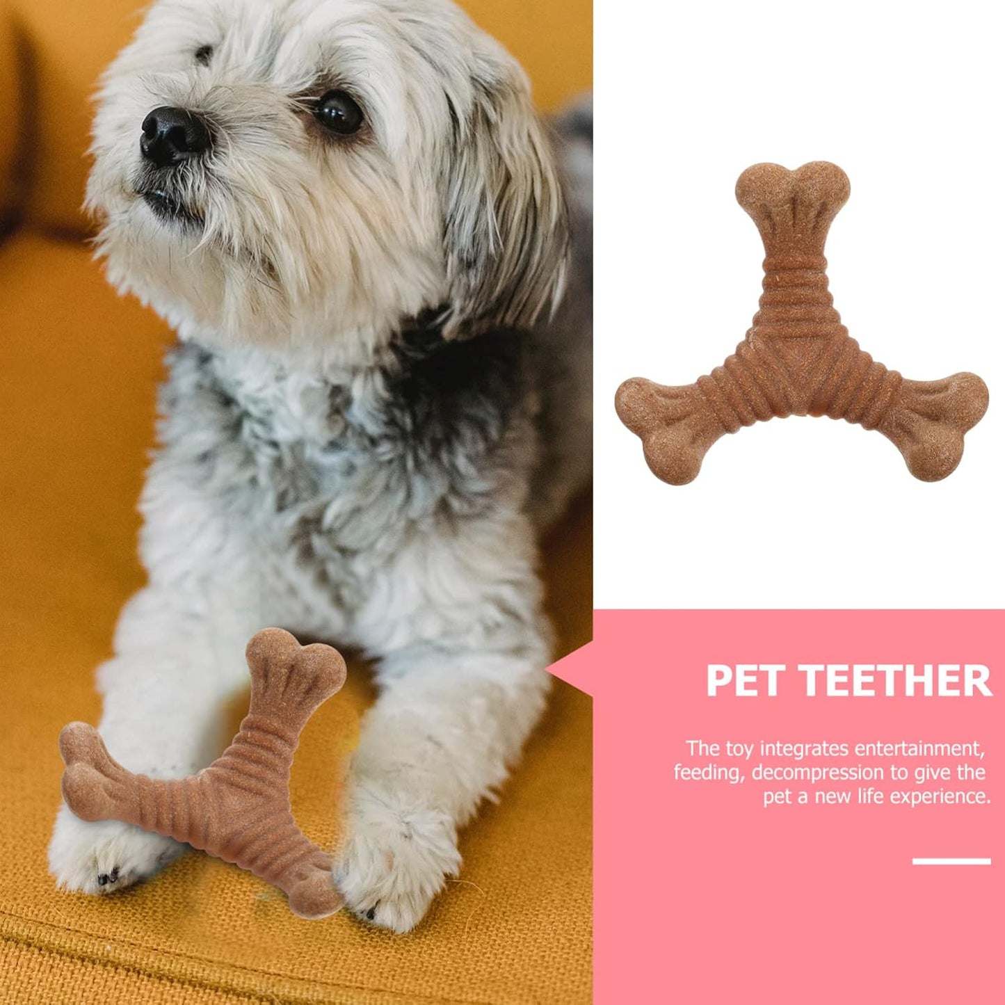 ペット用歯固めスティック、子犬用歯固めおもちゃ、犬用知育玩具、犬用噛むおもちゃ、猫じゃらし、犬用歯固め噛むおもちゃ、子犬用デンタルケア、子犬用おもちゃ、犬用デンタル玩具、ナイロン製食べ物探しスナック