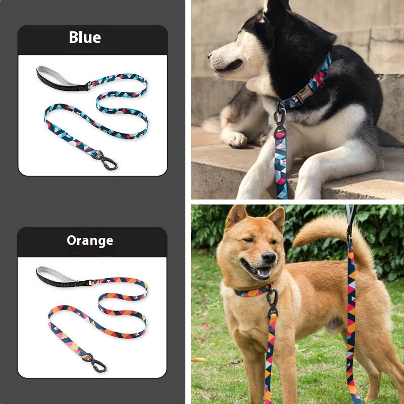 手持ちロープ式脱走防止犬用リード ペット用品