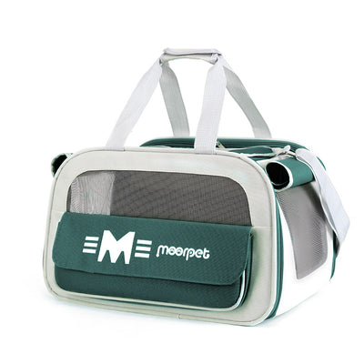 猫用キャリーバッグ ポータブル 斜め掛け ショルダーバッグ ペットトラベル 通気性 大容量 猫用おむつバッグ