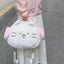 かわいいイヤホン猫バックパック ぬいぐるみ 学生 旅行 万能