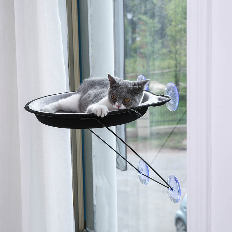 吸盤式窓際猫用ベッド丸型猫用ベッド日向ぼっこ猫用ベッドペット用ベッド