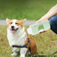 2in1 トラベルドッグウォーターボトル ペット用給水器 フードフィーダー 犬用お散歩給水器 ペット用屋外携帯カップ ペット用品