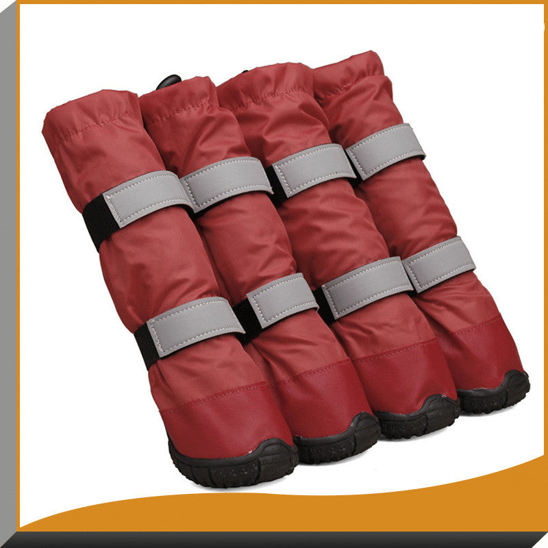 防水スノーペットシューズ一般レインブーツ