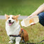 2in1 トラベルドッグウォーターボトル ペット用給水器 フードフィーダー 犬用お散歩給水器 ペット用屋外携帯カップ ペット用品
