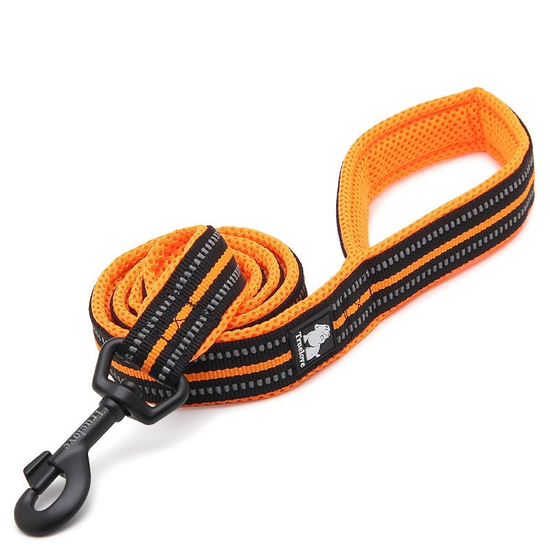 ファッションソフトメッシュペット犬手持ちロープ