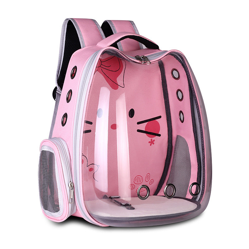 ペット用品 ペット用リュックサック 便利 ペットスペースバッグ 通気性ショルダーキャットバッグ ドッグバッグ