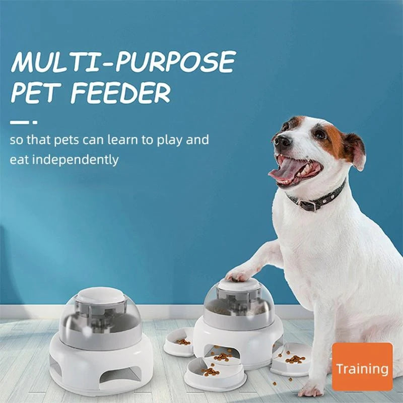 犬用プレス漏れフードフィーダー 自動ペット給餌器