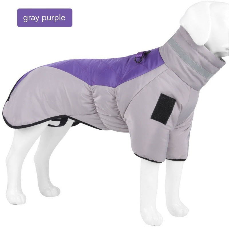 新しい冬の犬のコート 防水ペット服 中型大型犬用 暖かい厚手の犬のベスト カスタム ラブラドール ジャケット