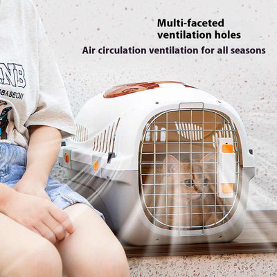 猫用フライトケース 携帯用外出猫ケージ