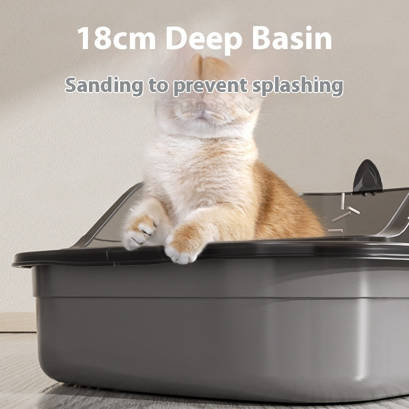 特大猫用トイレ 高柵 飛沫防止 猫用トイレ 特大 猫用品 猫用洗面台