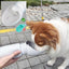 犬用ウォーターボトル 漏れ防止 携帯用旅行用ペット用ウォーターボトル 折りたたみ式 軽量 犬用ウォーターディスペンサー 犬 子犬 ペット用外出用 持ち運び便利 屋外用