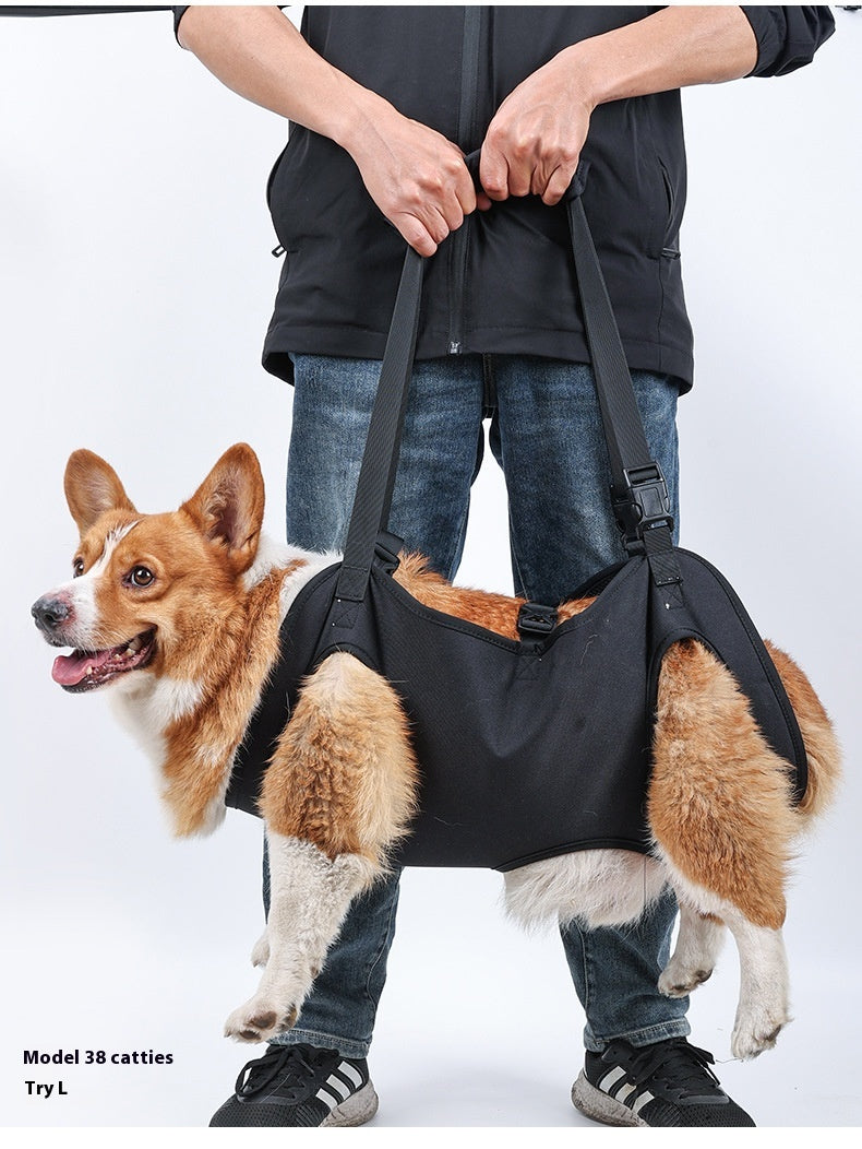 オックスフォード布製 犬用負傷時歩行補助ハーネス