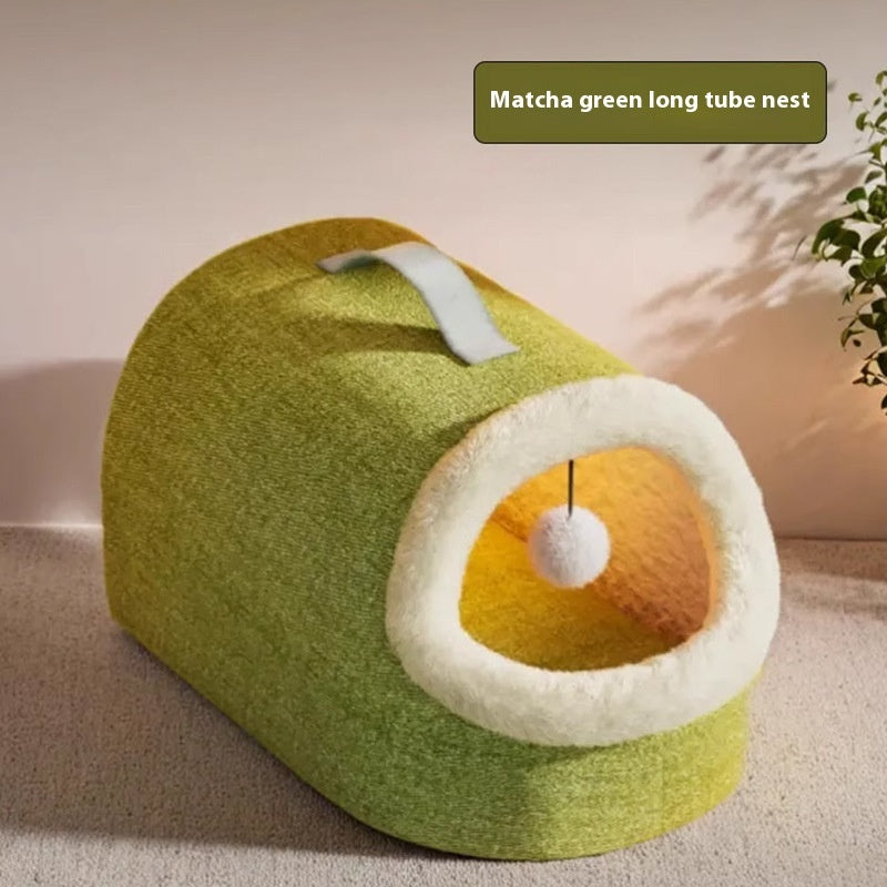 冬の暖か密閉猫の巣