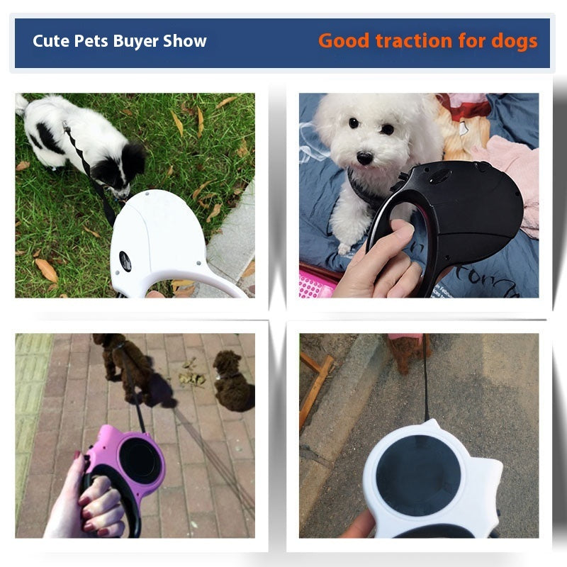 自動格納式猫牽引帯 犬用リード 5m ペット用品