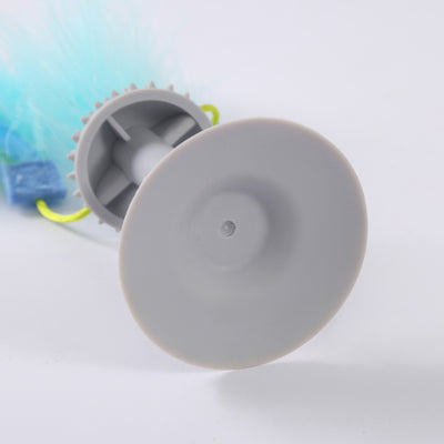 ペットおもちゃ リラクゼーション ダブル毛先突き出しヘッド 吸盤 猫 おもちゃ プラスチック製歯ぎしり 猫じゃらし 猫のおもちゃ