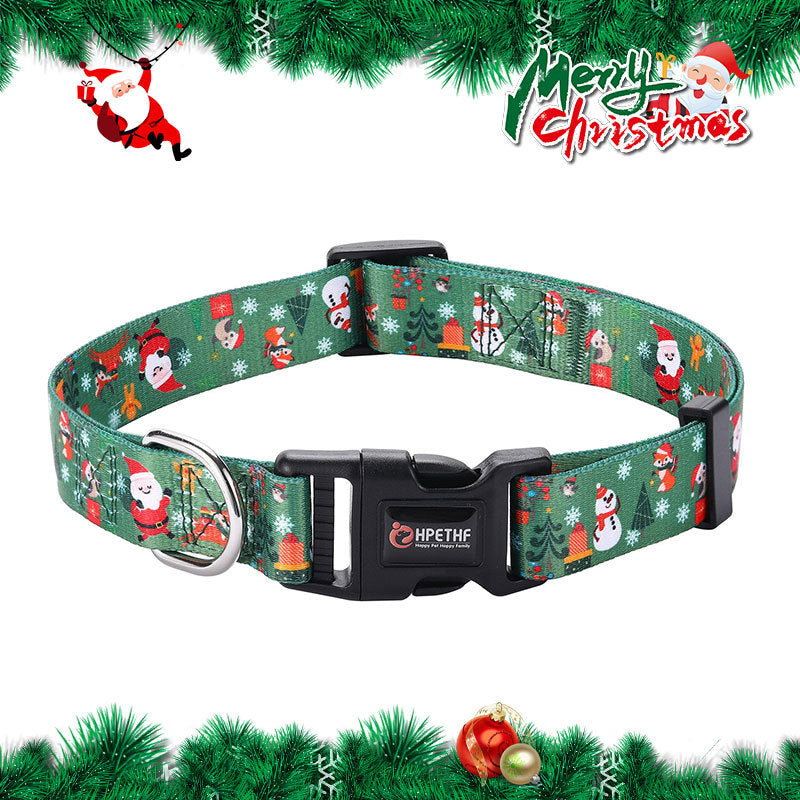 クリスマスカラーペットハンドロープ犬用リード