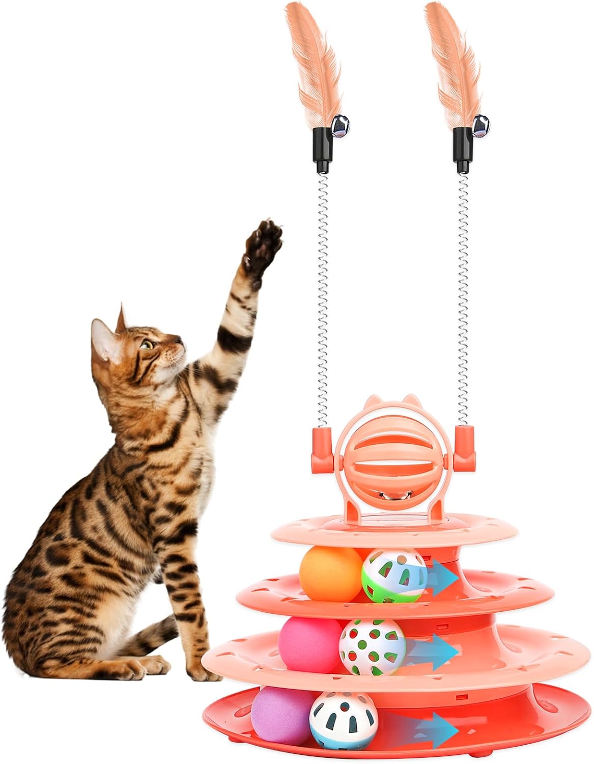 猫おもちゃ 室内猫用 子猫おもちゃ 猫用知育玩具 猫おもちゃボール