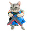 ペット用ハロウィンコスチューム、猫用面白衣装、調節可能なストラップ付き、ハサミ型スーツ、犬用コスプレ、ハロウィン、クリスマス用衣類