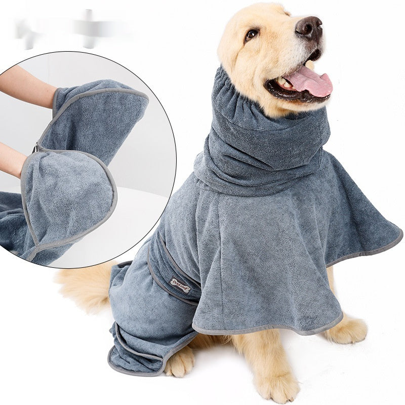 ペット用綿製犬用バスタオル 吸水速乾