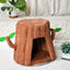 猫ハウス 猫小屋 猫用品 ペット用巣箱 ケージ 猫用巣 猫用ペット巣 猫用ホーム 猫用部屋 茶色 ペット用巣箱 ぬいぐるみ 猫用ベッド巣 猫用かわいい猫ケージ