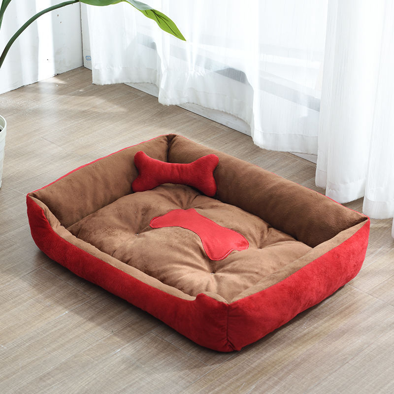 ケンネルフォーシーズンズゴールデンレトリバーテディ犬用ベッドマット