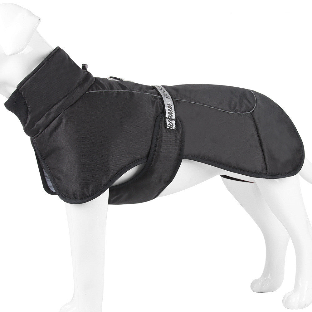 新作犬服 クロークスタイル 厚手で暖かいペット用保温服 反射素材で暖かさをキープ ペット用品