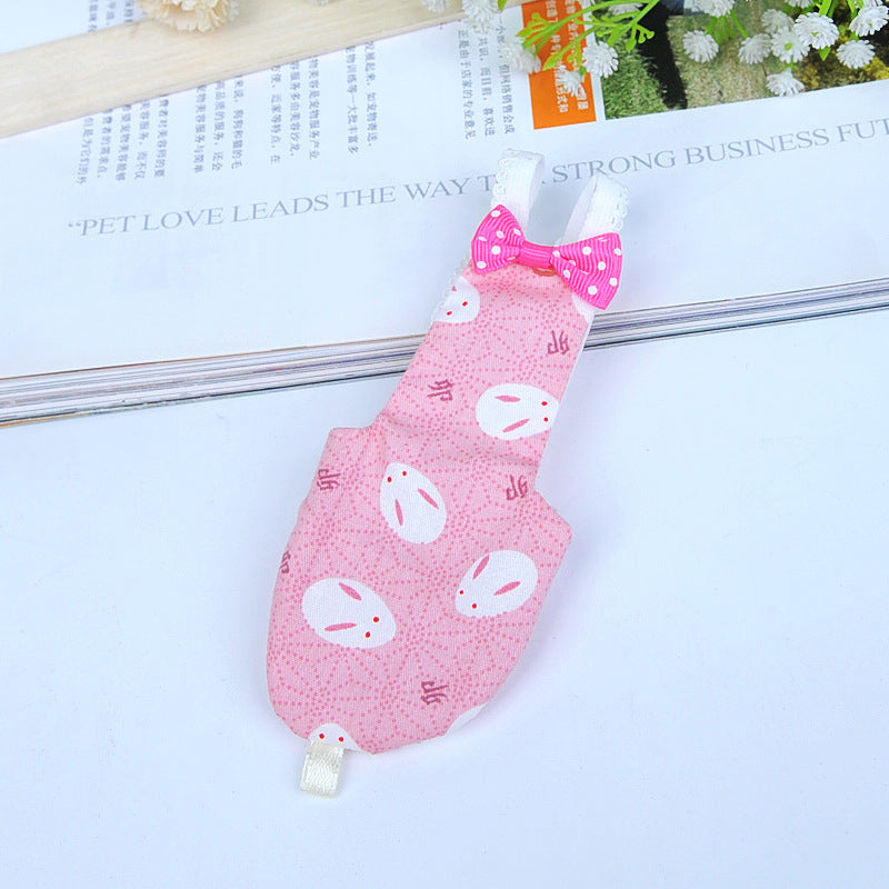 フライトスーツ型鳥用おむつ ポケット付き ハト・インコ用 新しいペット鳥の服