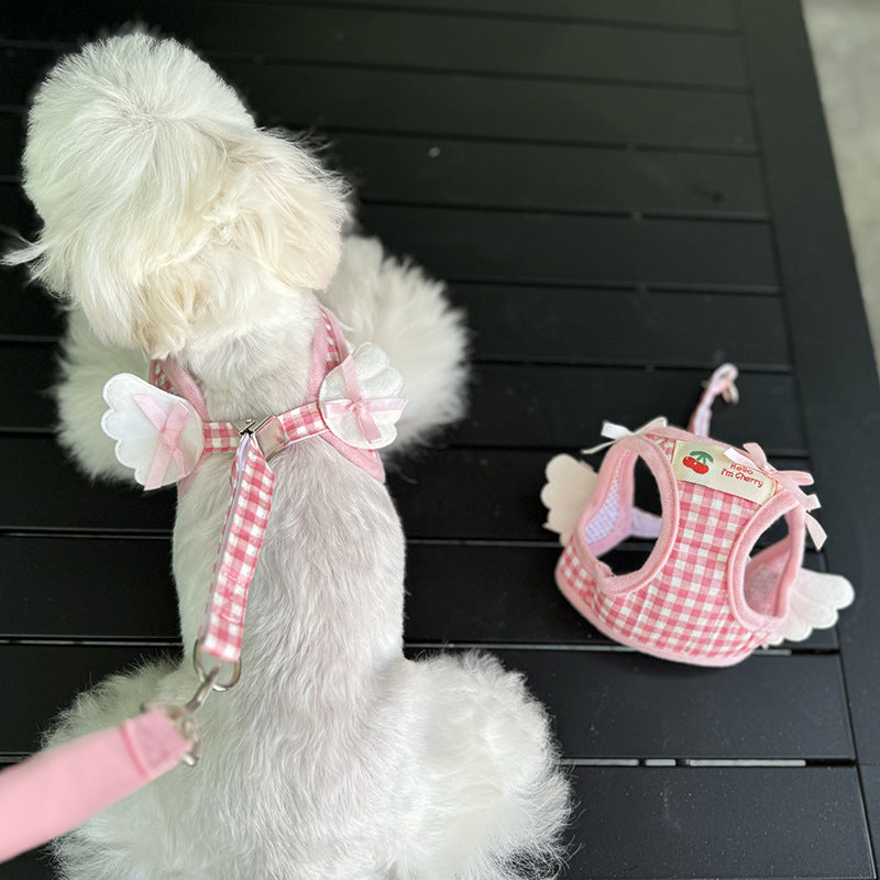 ペット用チェストハーネス・手持ちリード 小型犬用