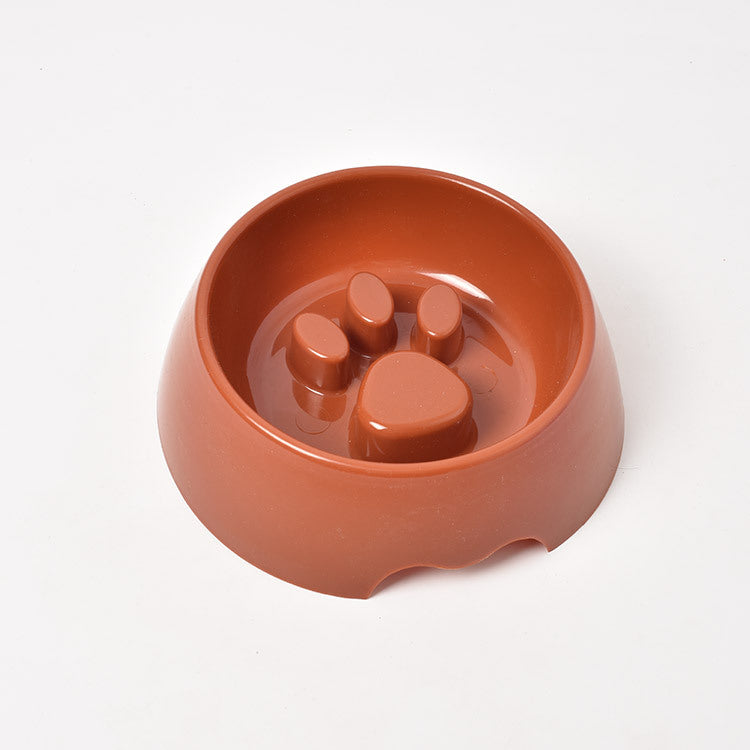 ペット用品 犬用早食い防止皿 スローフードボウル 厚手プラスチック